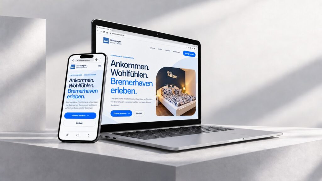 Stockinger Privatzimmer Webauftritt